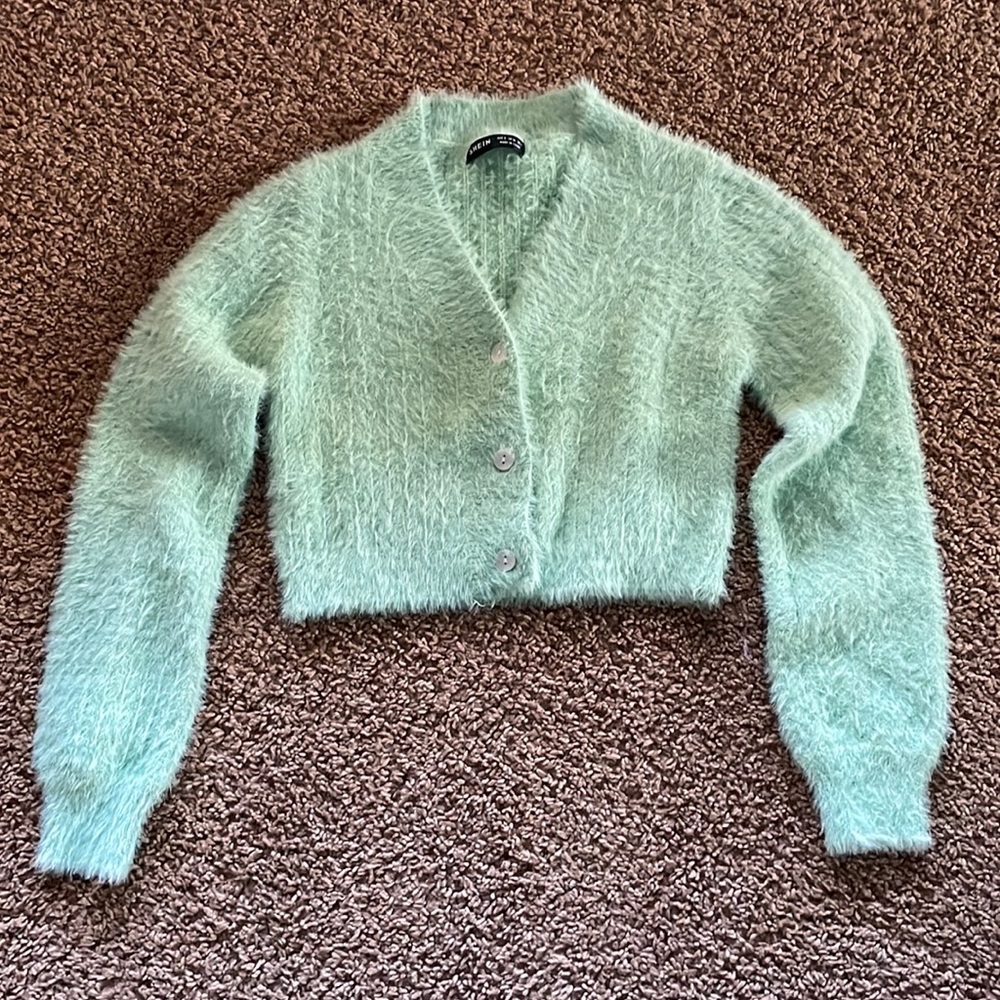 Shein cropped cardigan